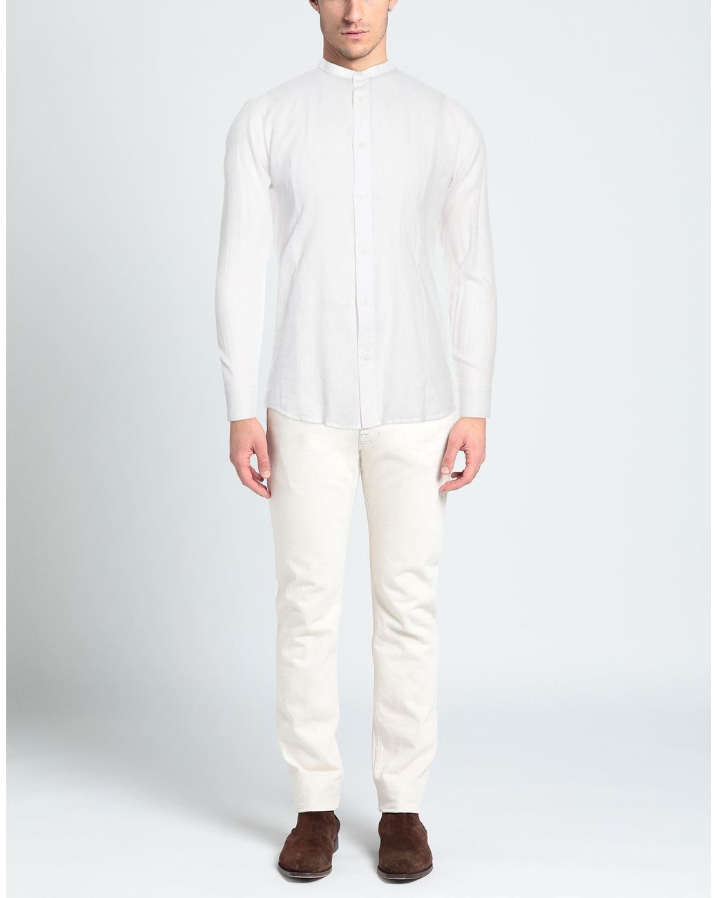 Daniele Alessandrini White Shirt for men