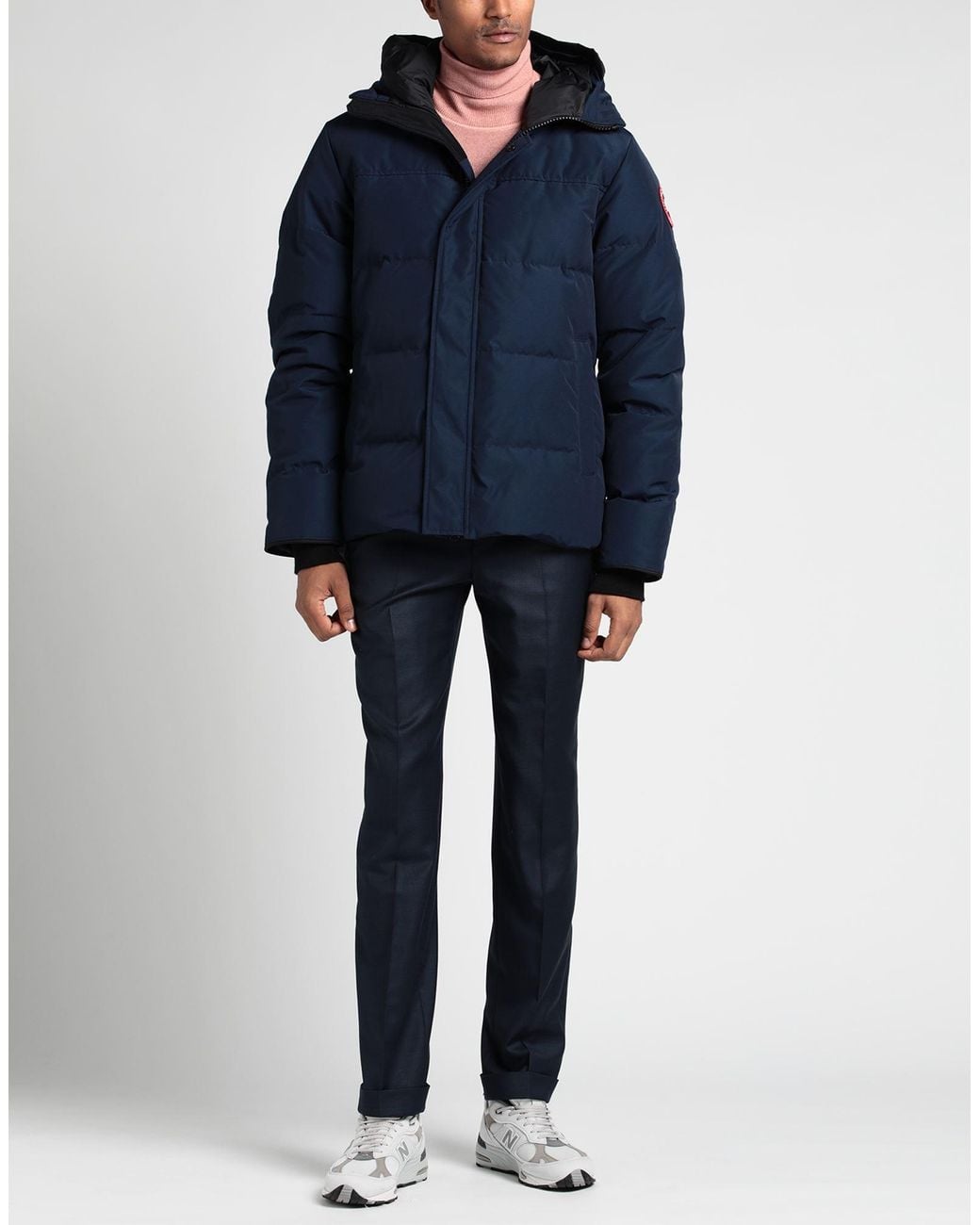 Canada Goose Blue Puffer Polyester, Cotton for men