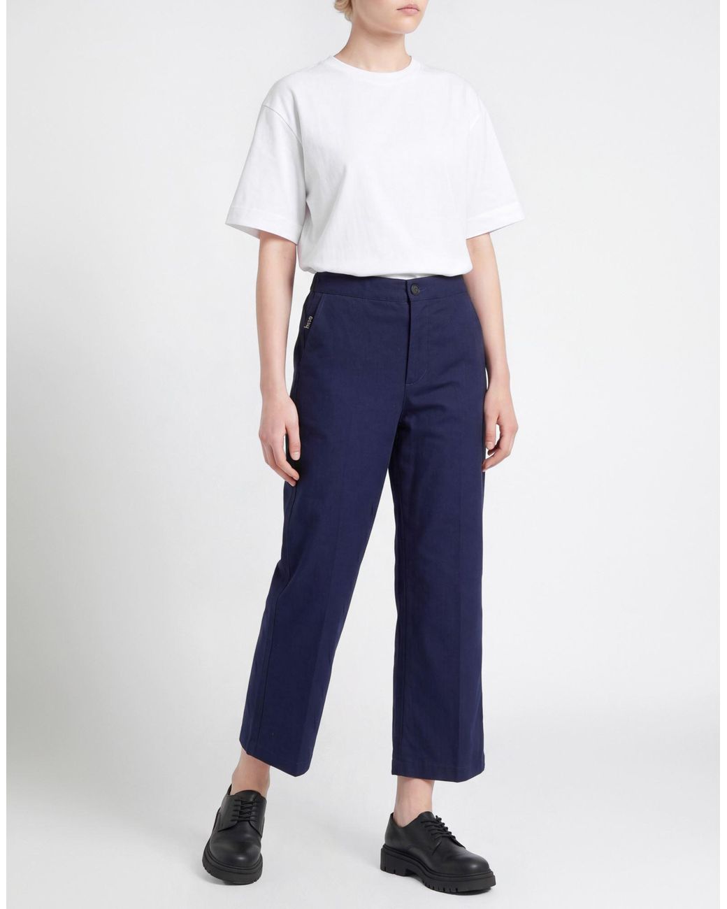 Hevò Blue Pants Cotton