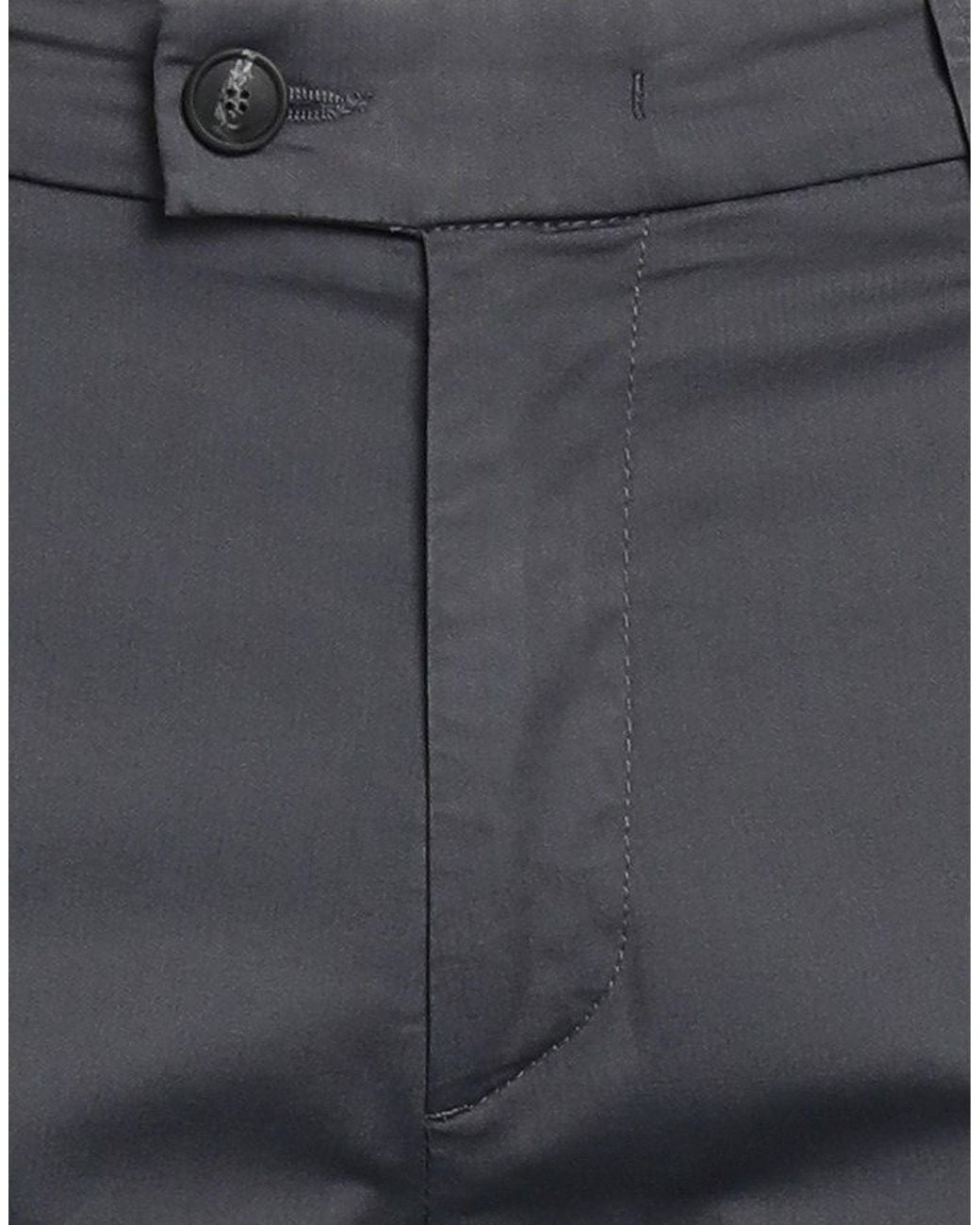 RE_HASH Gray Pants Cotton, Lyocell, Elastane for men