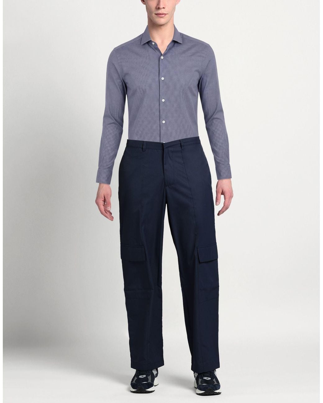 Sonrisa Blue Shirt Cotton for men