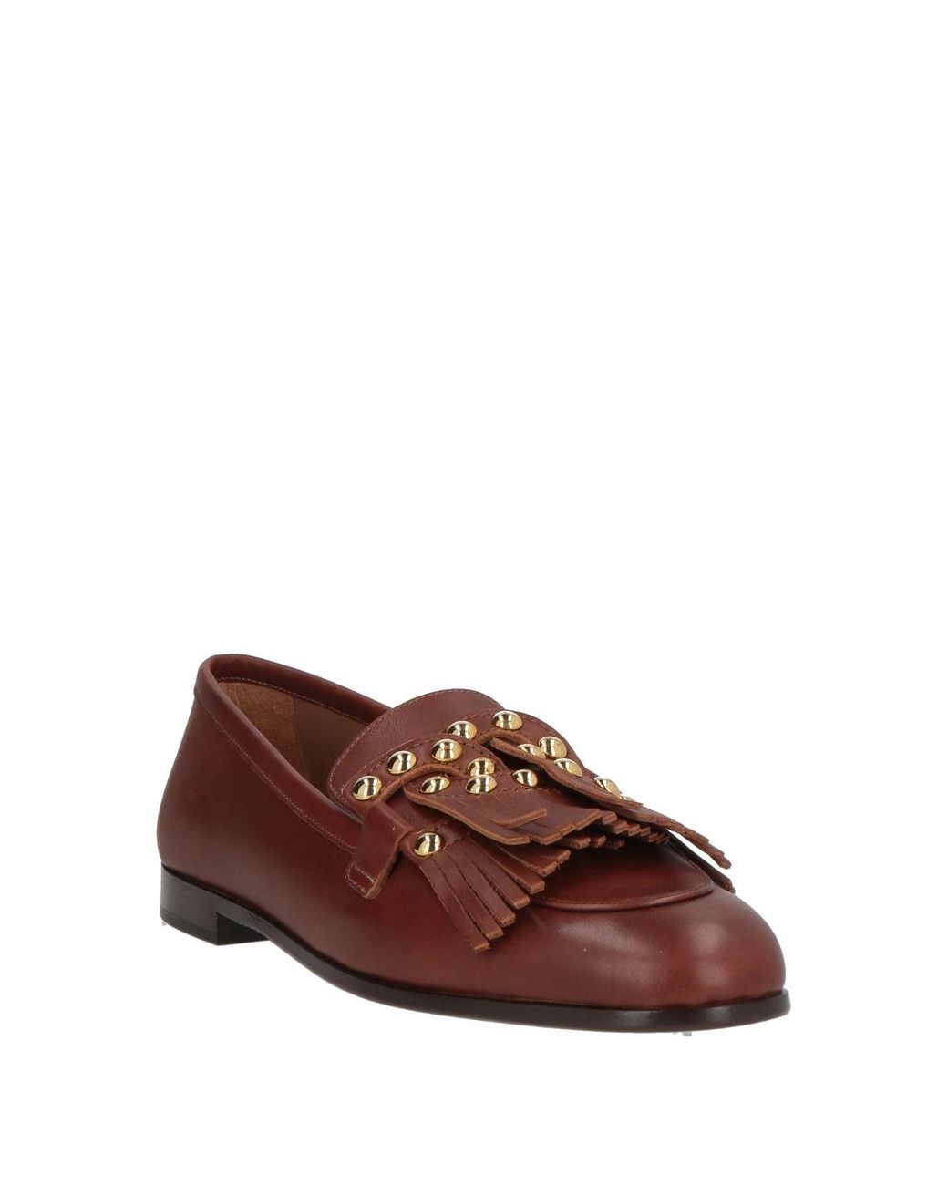 Casadei Brown Loafers Leather