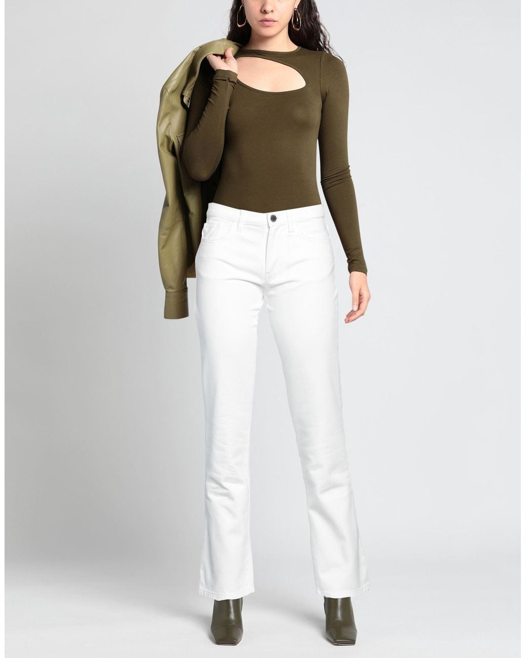 Alberta Ferretti White Pants