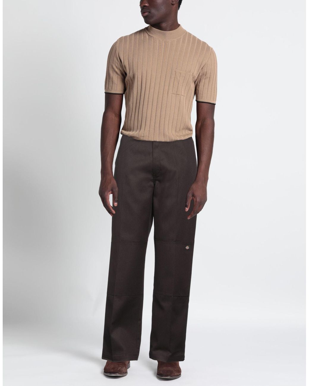Dickies Gray Pants Polyester, Cotton for men