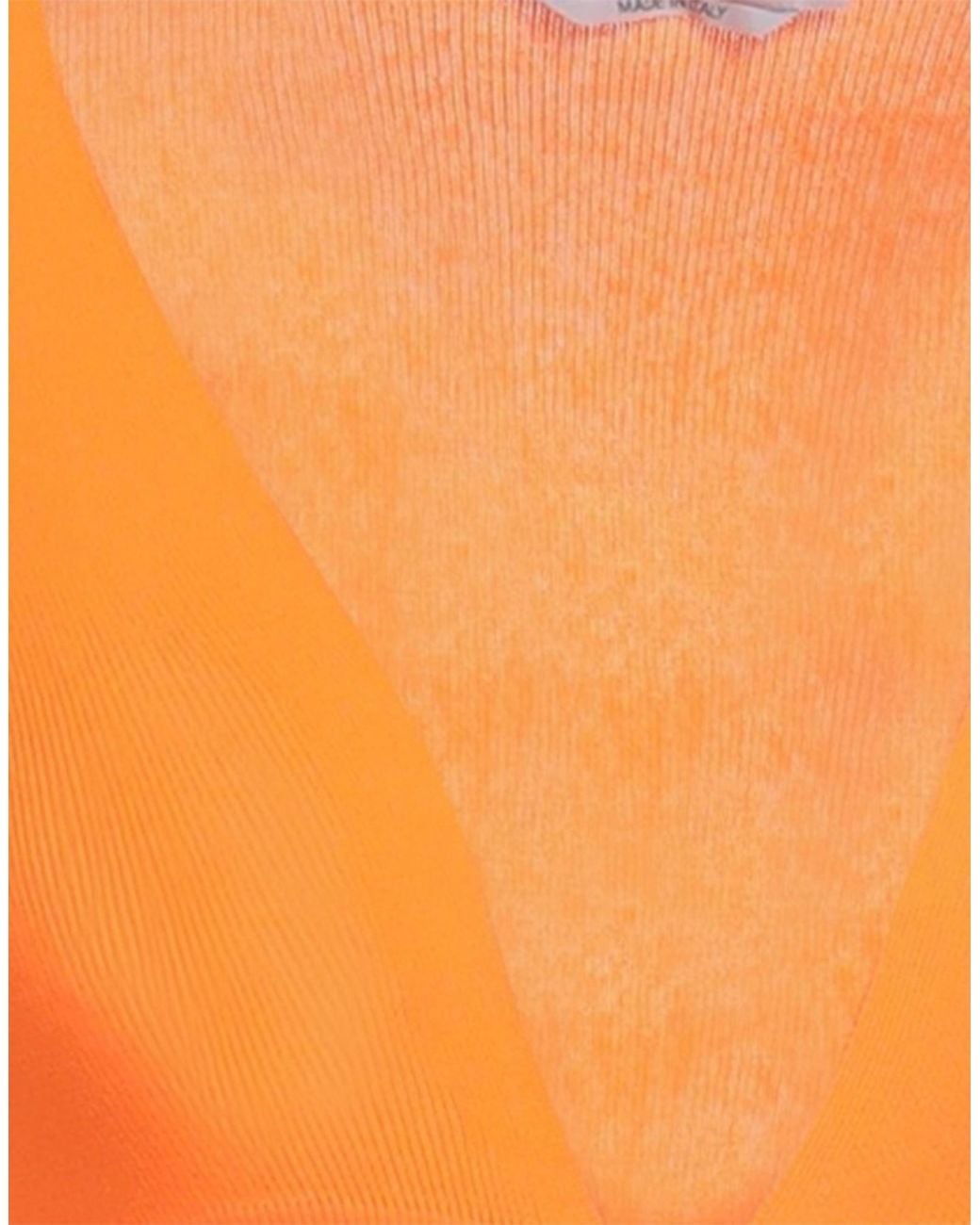 MSGM Orange Wrap Cardigans