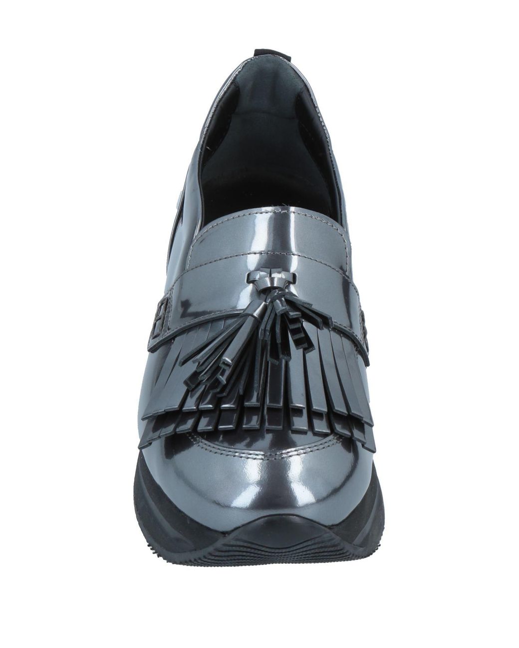 Hogan Blue Loafers Leather