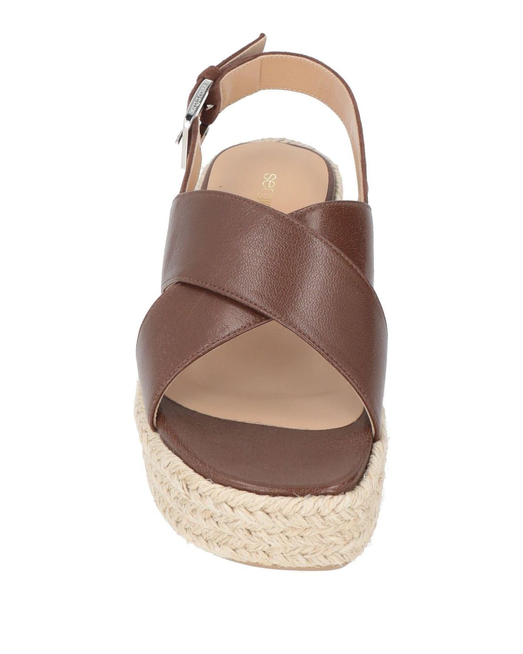 Sergio Rossi Brown Espadrilles Leather