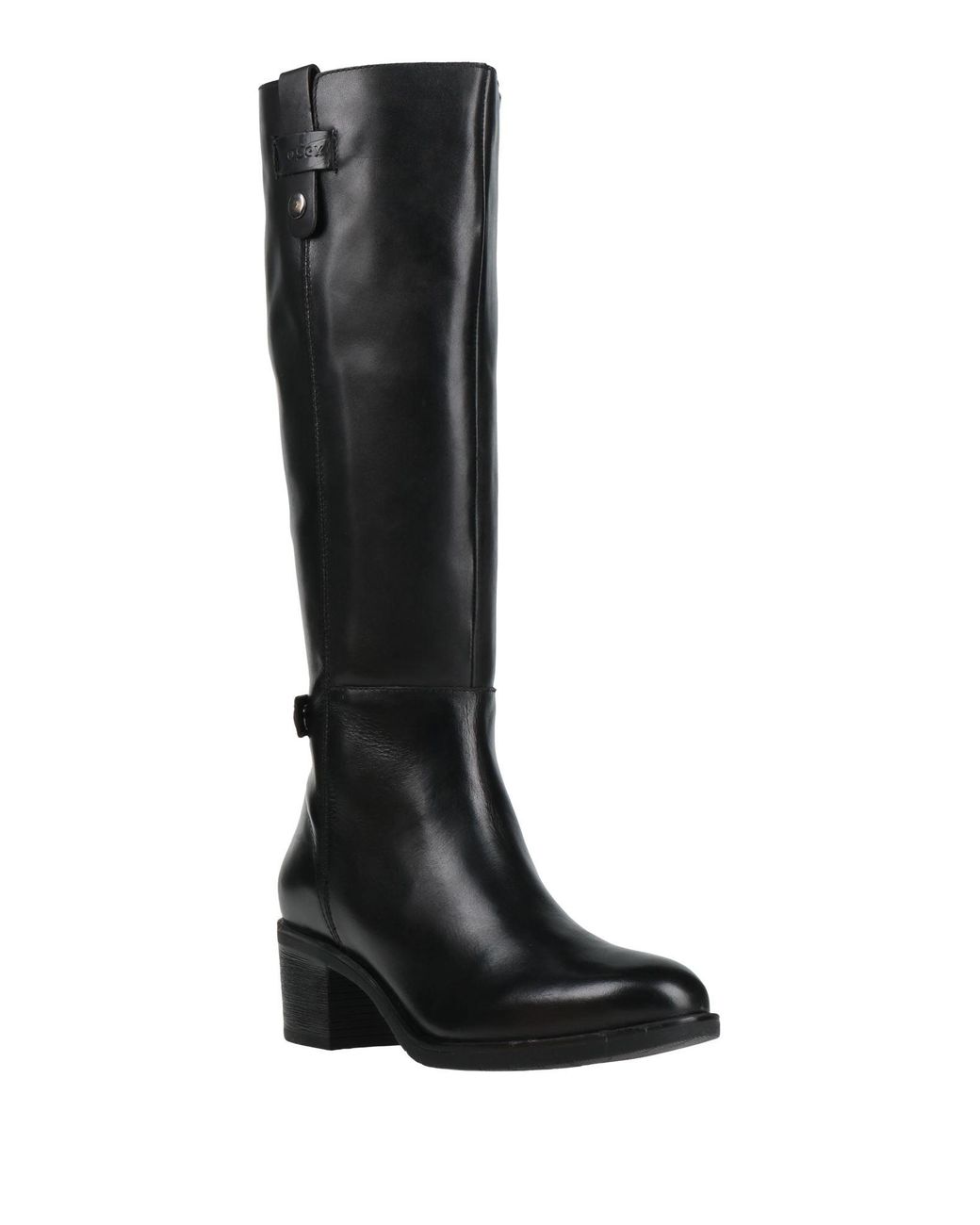 Osey Black Boot Leather