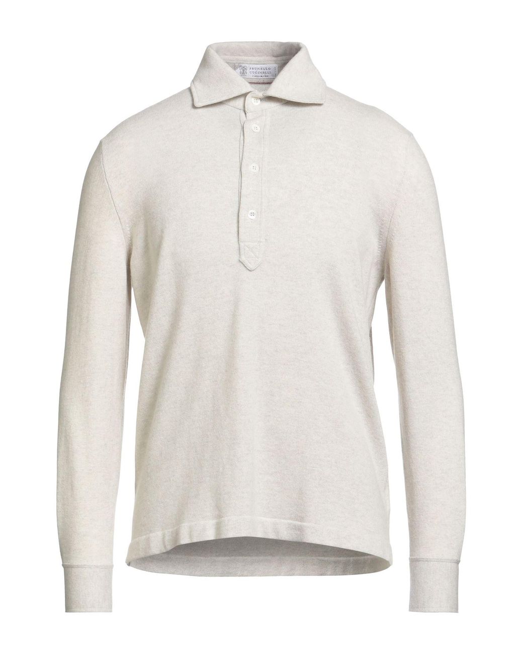 Brunello Cucinelli White Sweaters for men