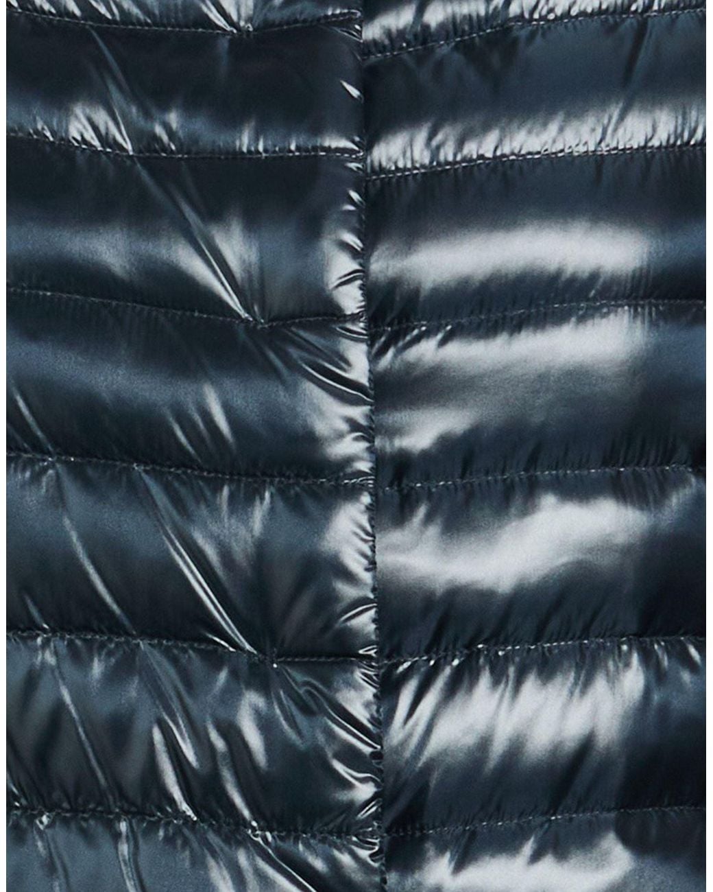 Herno Blue Midnight Puffer Polyamide