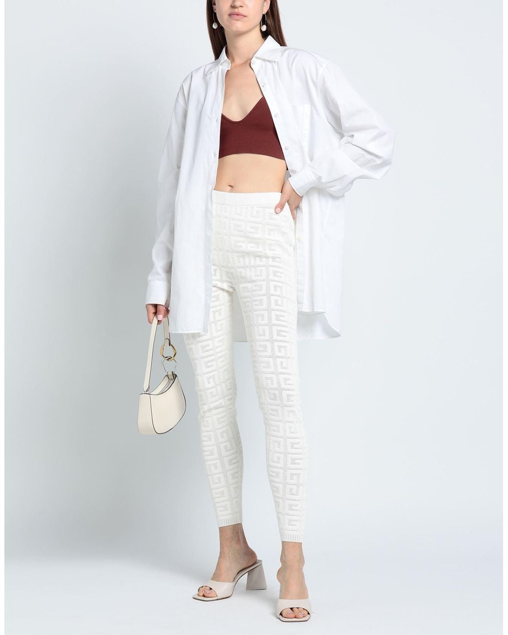 Givenchy White Leggings