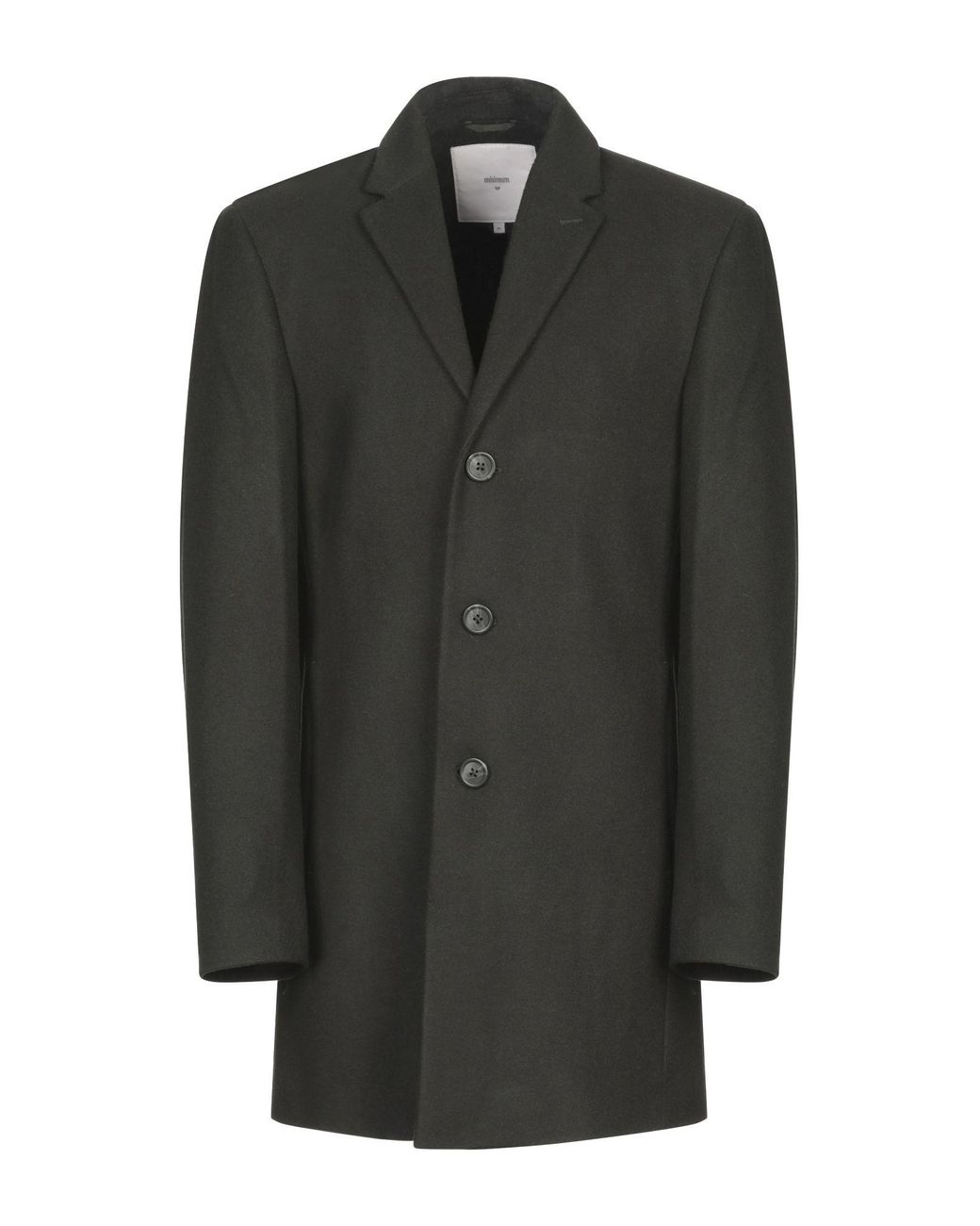 Minimum Wool Coat in Dark Green (Green) for Men Lyst