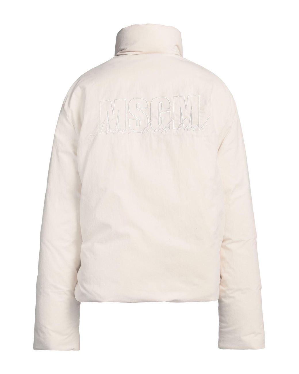 Doudoune plumes ou synthétique MSGM en coloris Natural