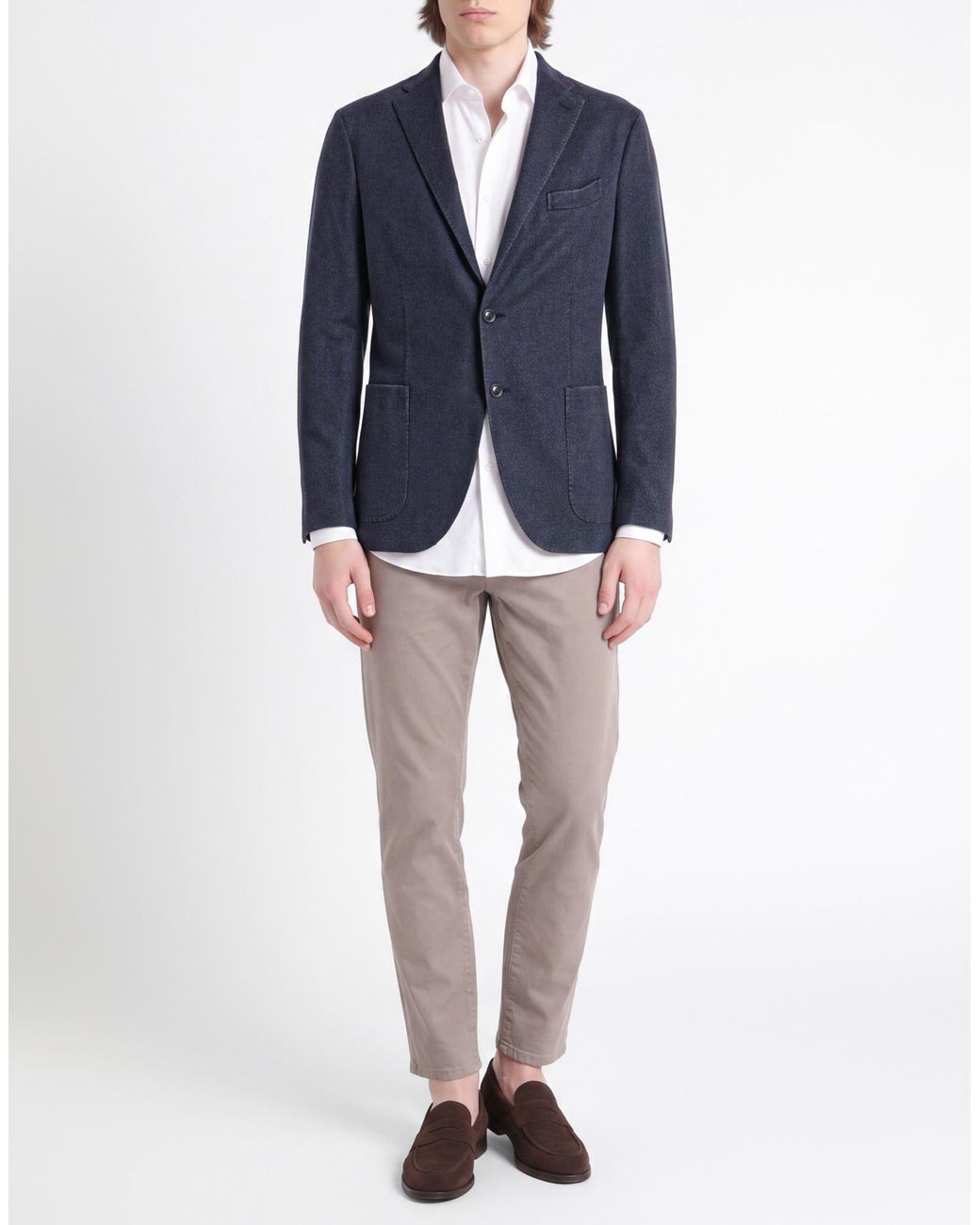 Boglioli Blue Blazer for men