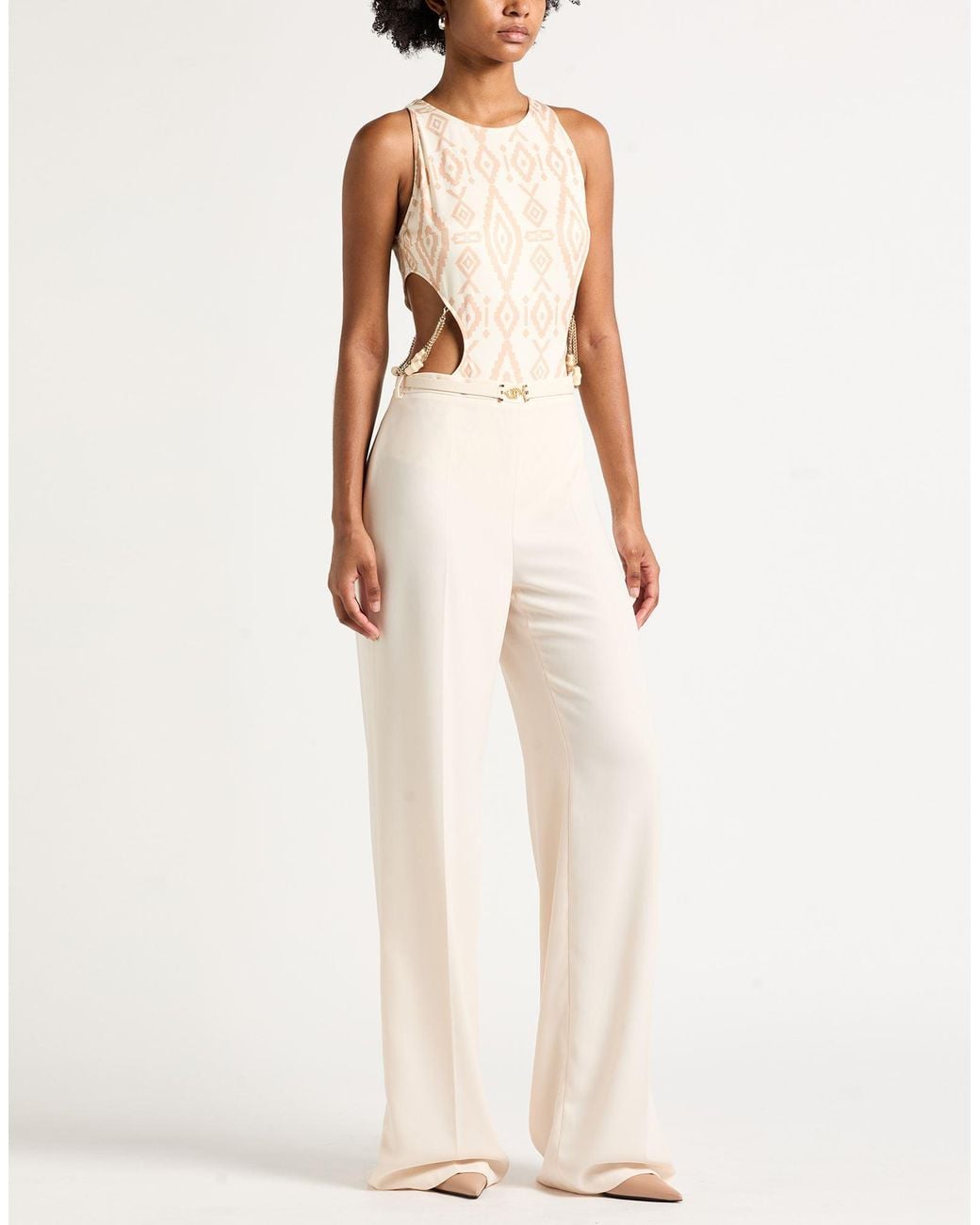 Elisabetta Franchi Pink Bodysuit Viscose