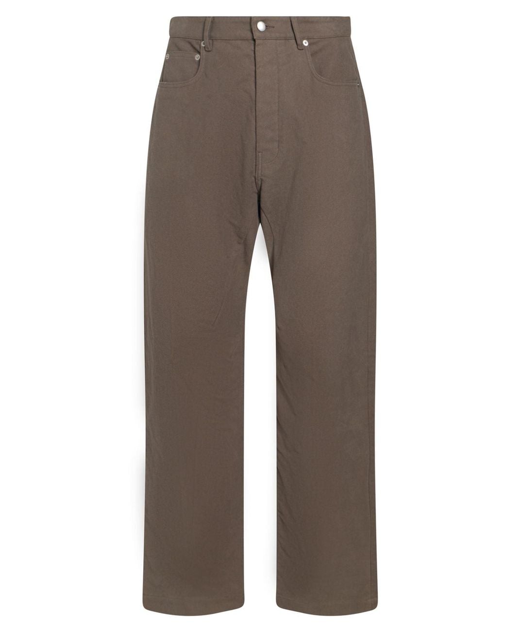 Rick Owens Gray Pants Cotton for men