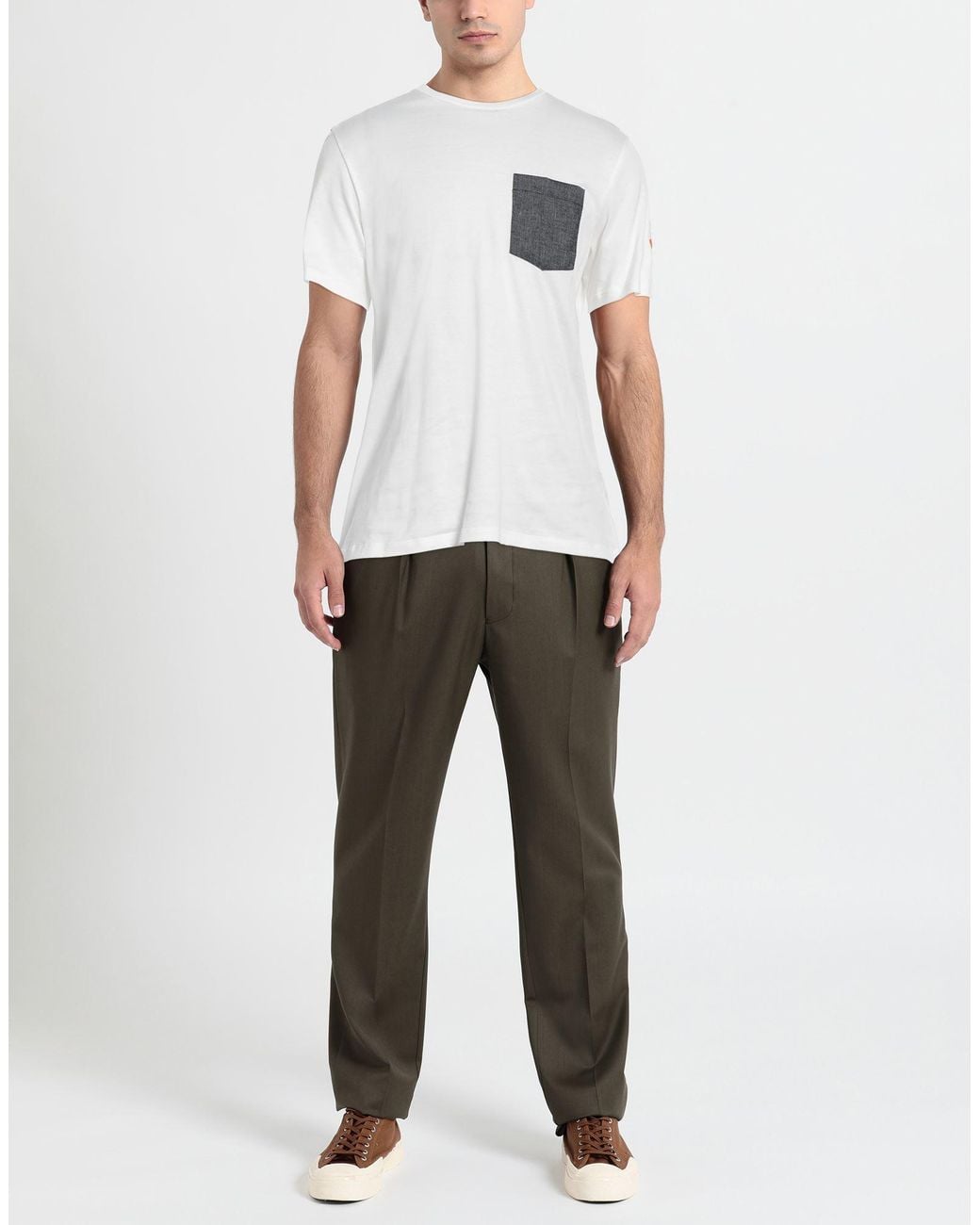 Herno White T-shirt for men