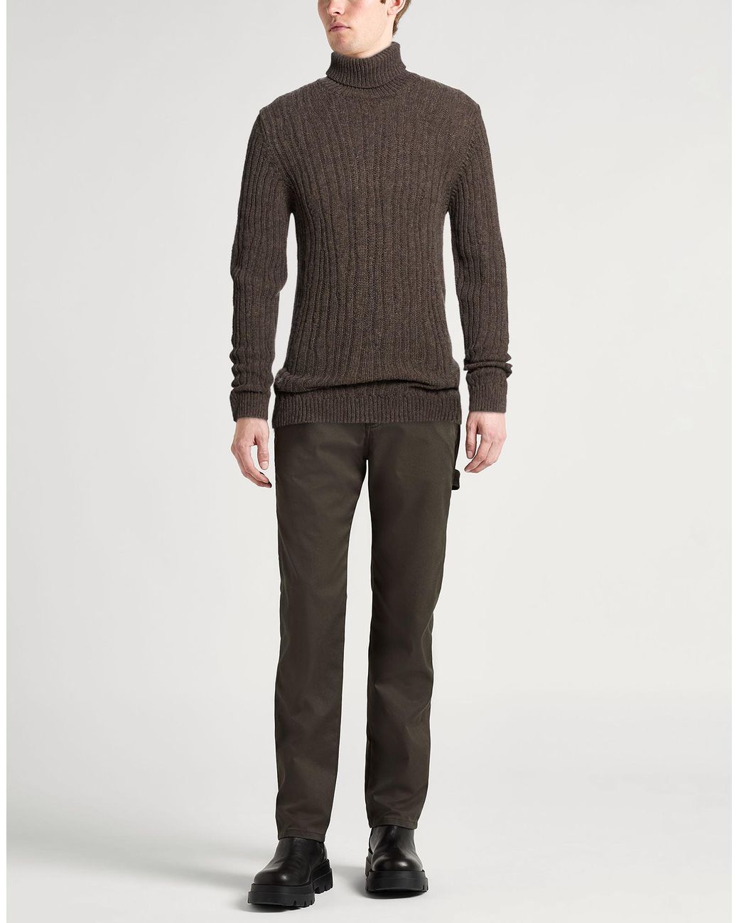 Paolo Pecora Brown Turtleneck for men