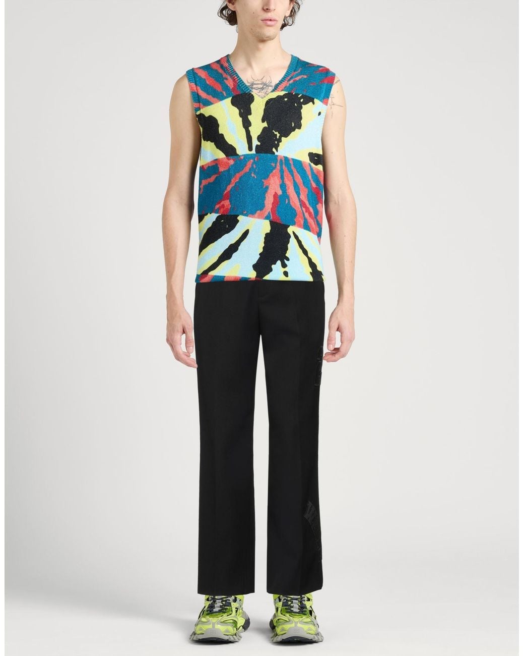 Off-White c/o Virgil Abloh Black Pants Virgin Wool for men
