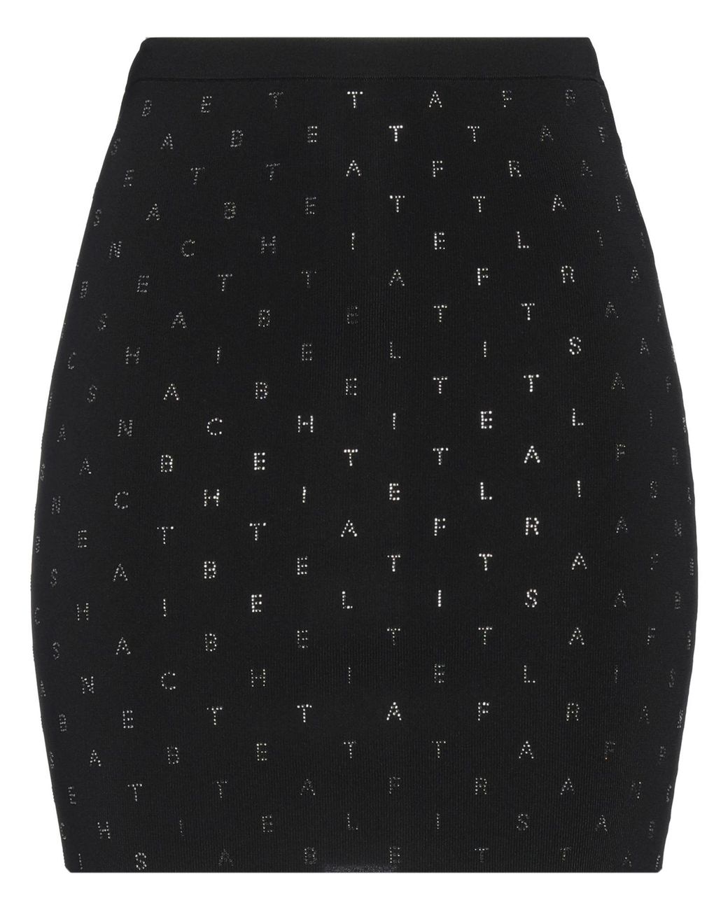 Elisabetta Franchi Black Mini Skirt