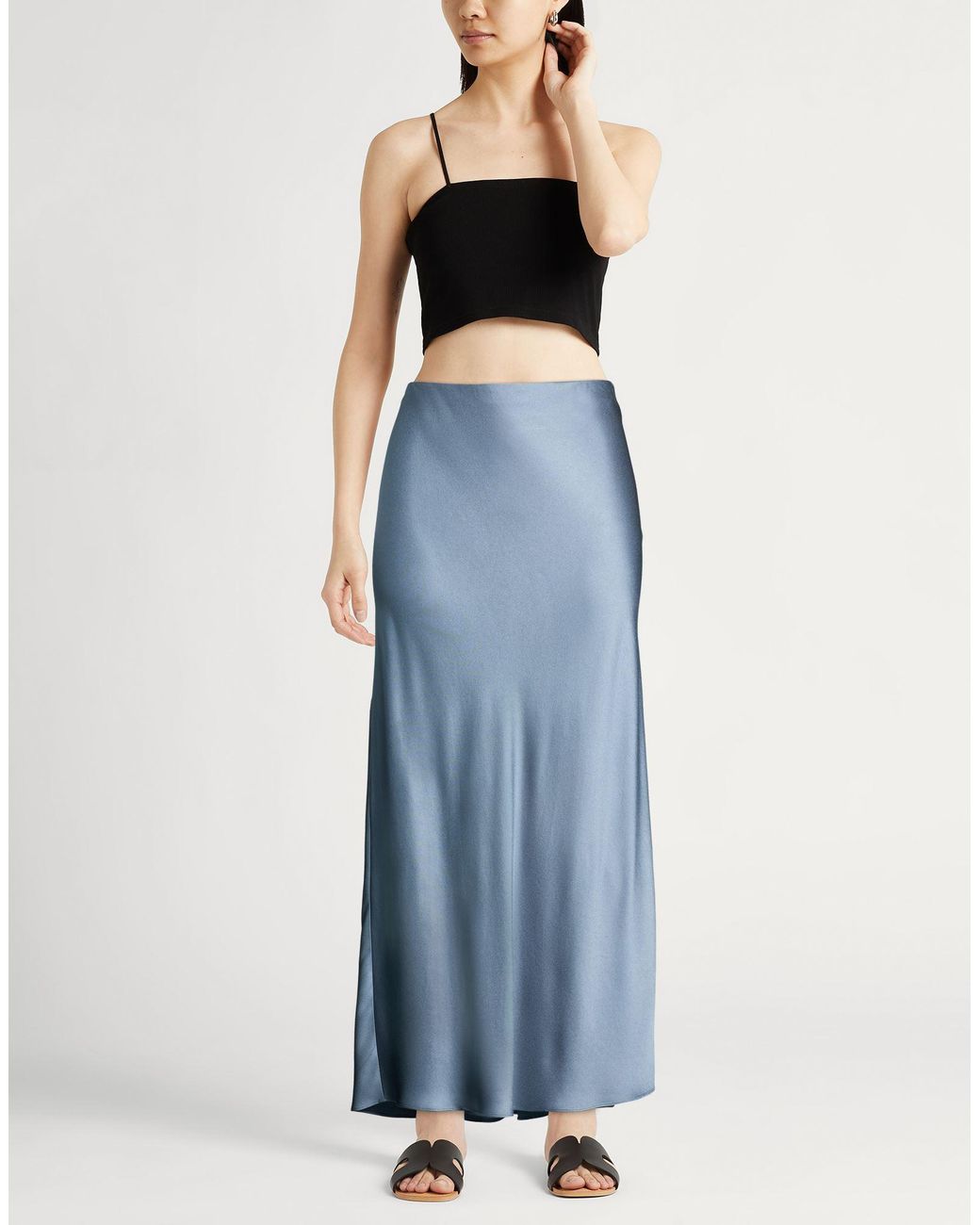 Vince Blue Maxi Skirt
