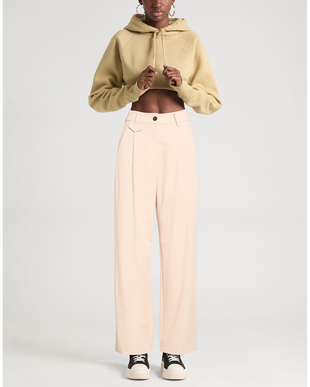 ViCOLO Natural Pants Polyester, Viscose, Elastane