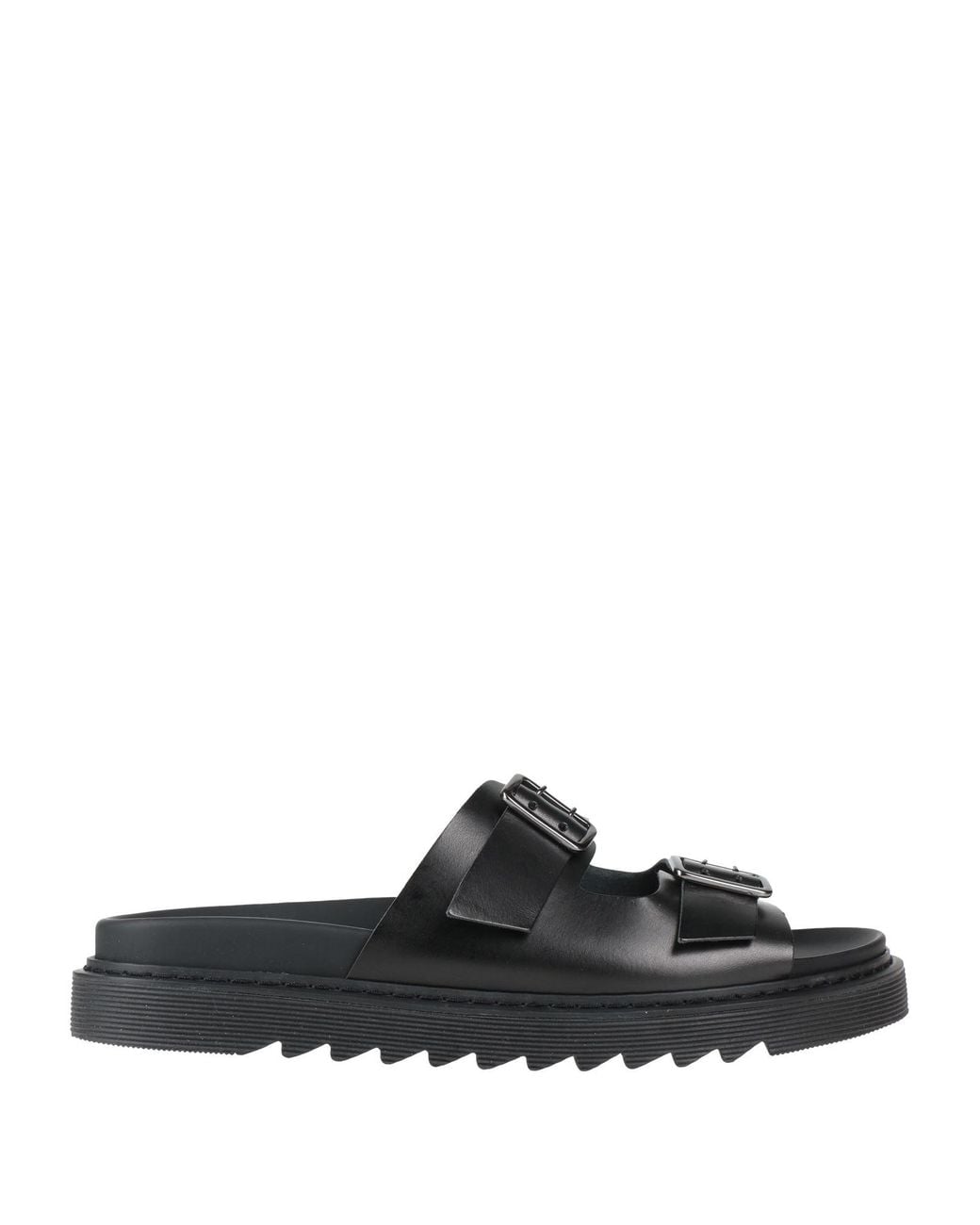 Baldinini Black Sandals Calfskin for men