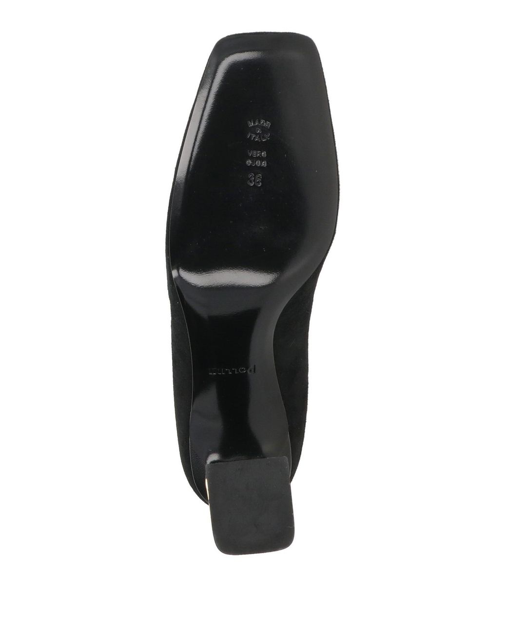 Pollini Black Pumps Leather