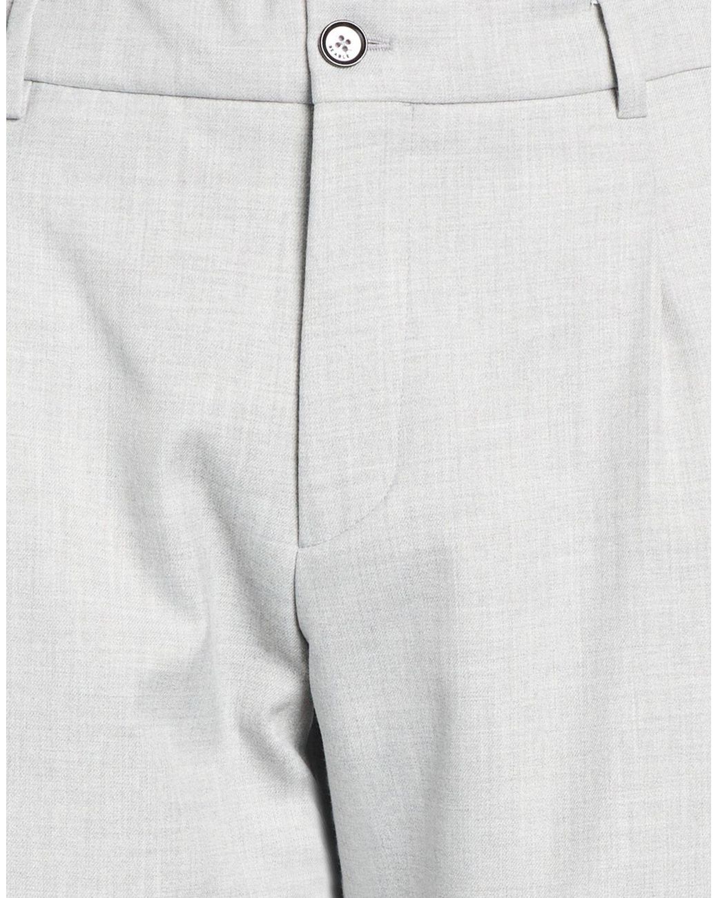 BE ABLE White Pants Polyester, Viscose, Elastane for men