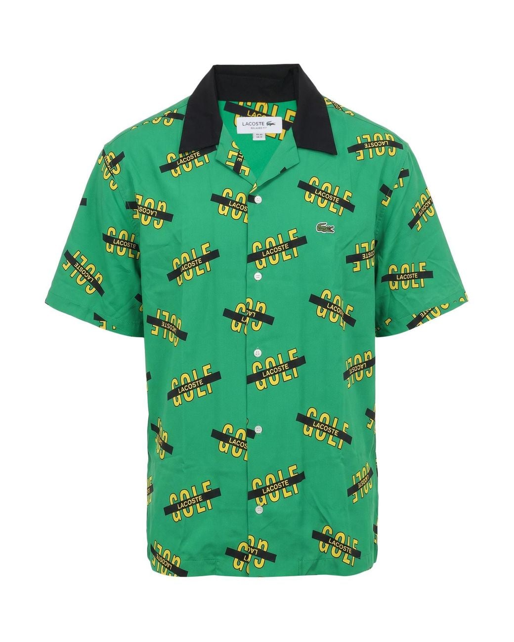 Lacoste Green Shirt Polyester for men