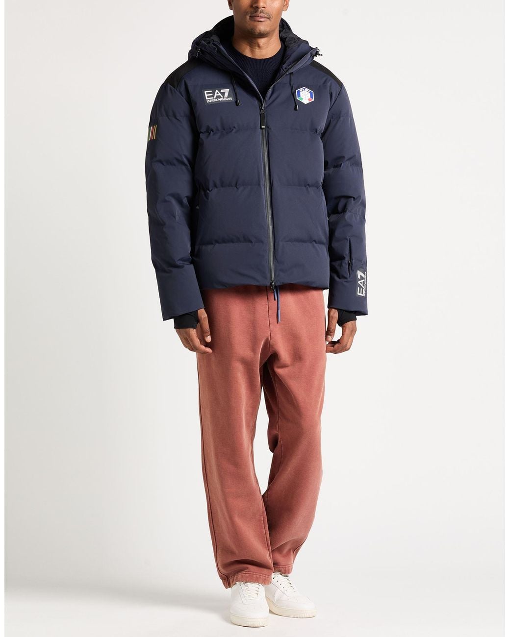 EA7 Blue Puffers for men