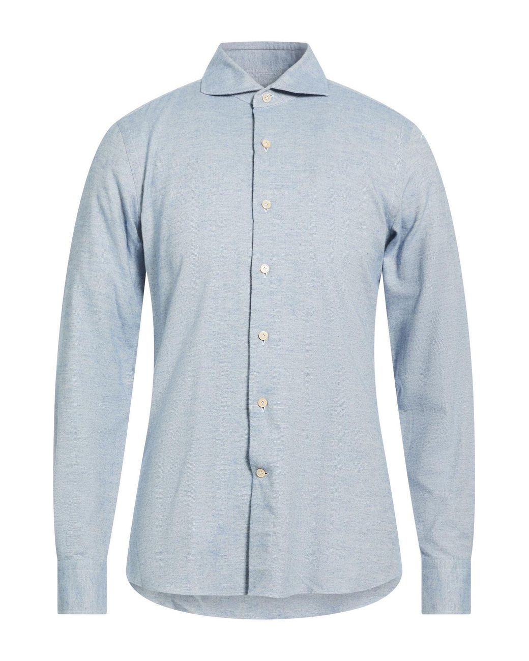 Alessandro Gherardi Blue Shirt Cotton for men