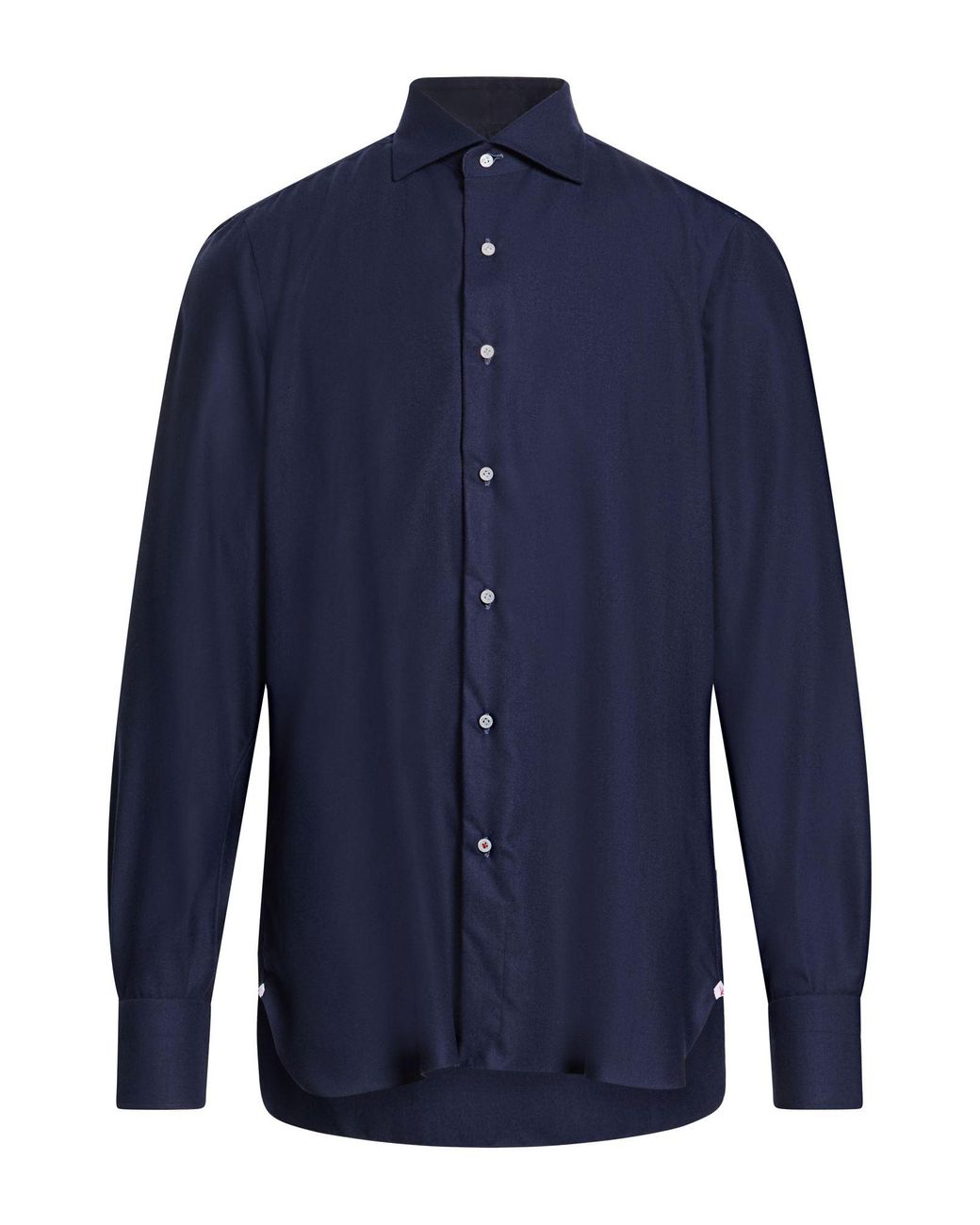 Isaia Blue Shirt Cashmere for men