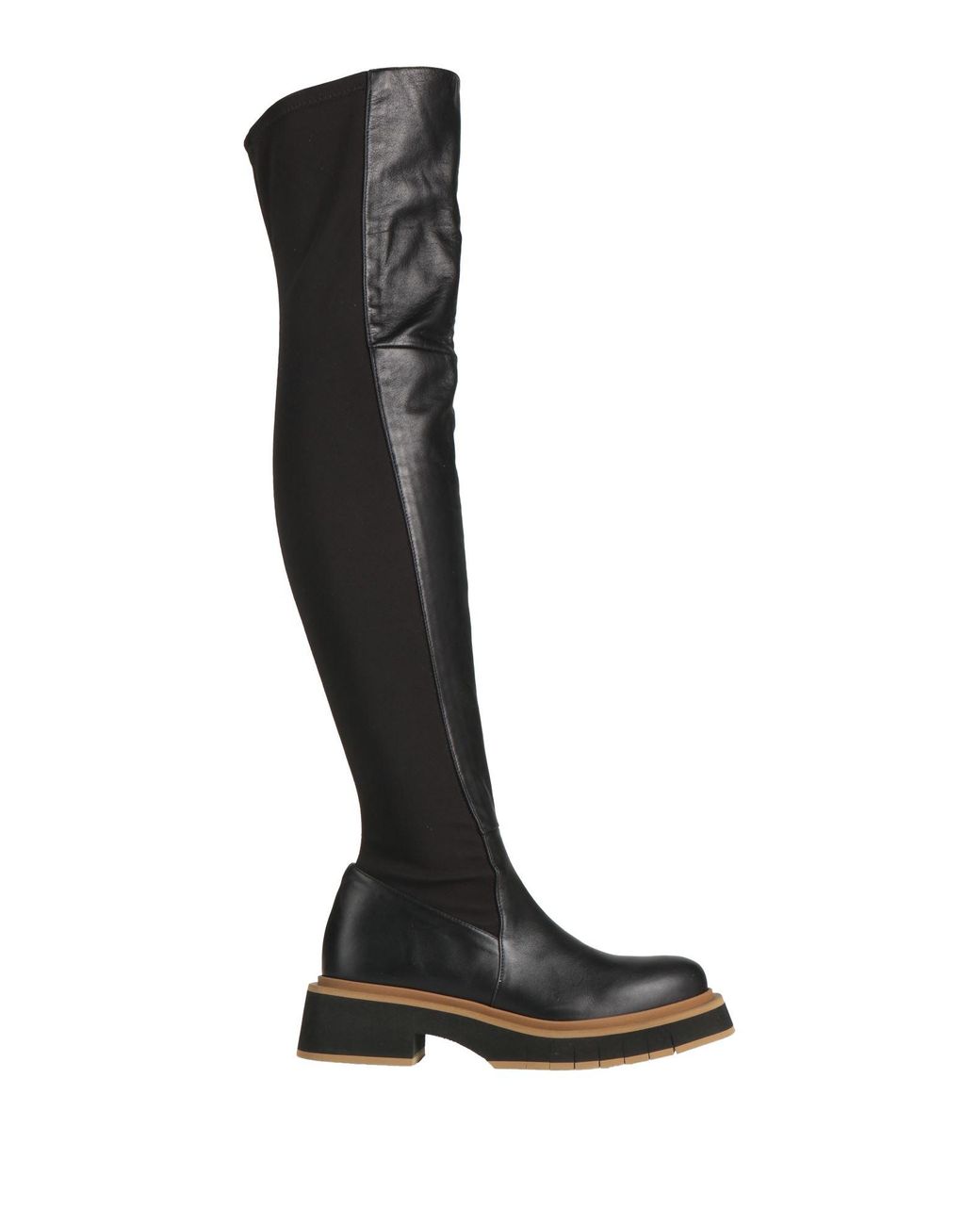 Paloma Barceló Black Boot Leather