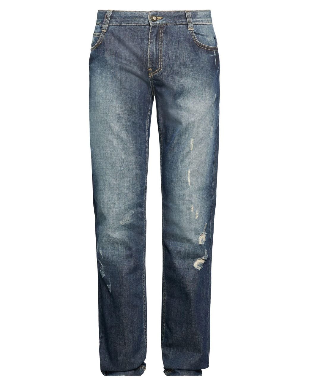 Frankie Morello Blue Jeans Cotton for men