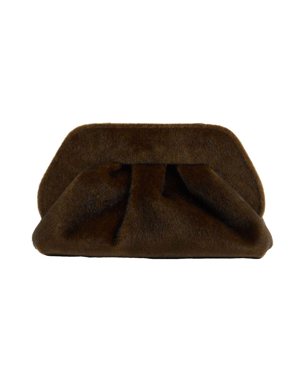 THEMOIRÈ Brown Clutch
