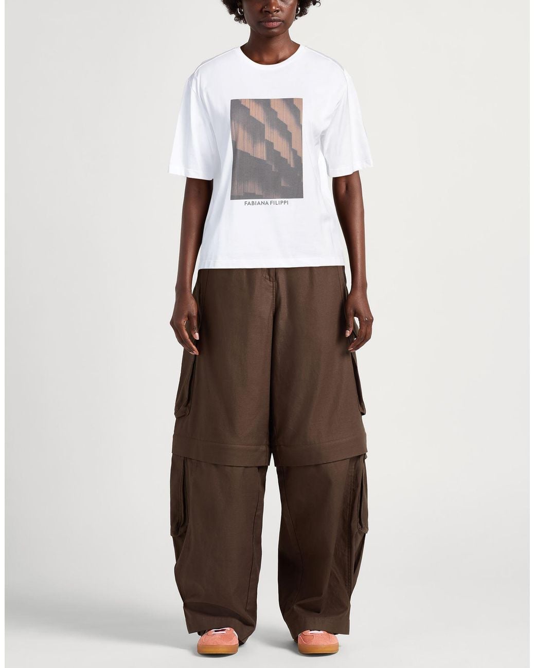 Fabiana Filippi White T-Shirt Cotton