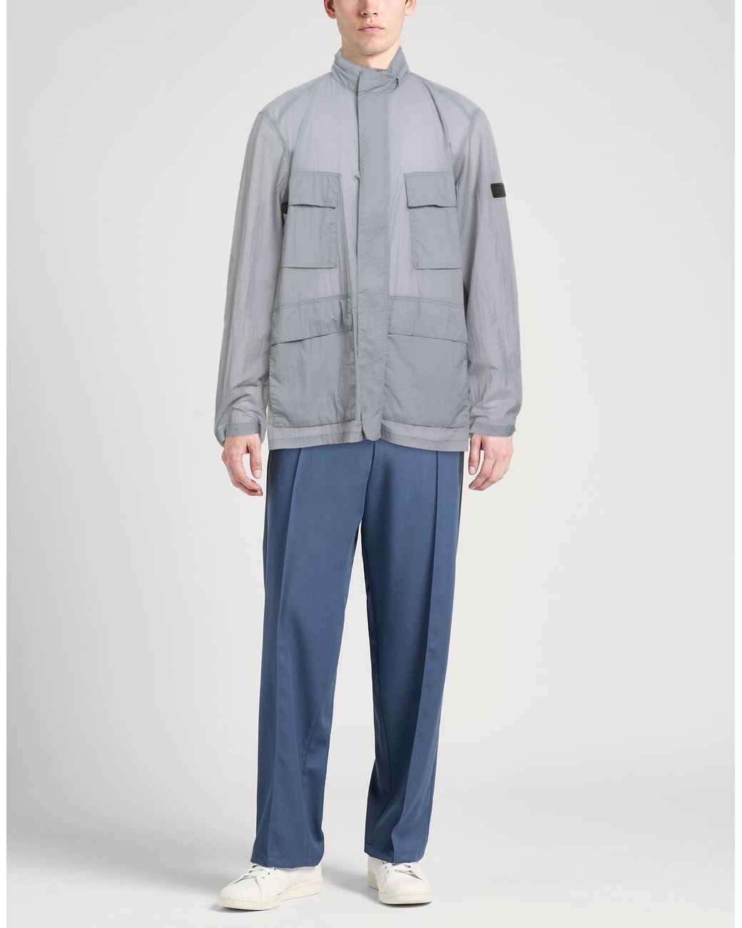 Barbour Gray Jacket Polyamide for men