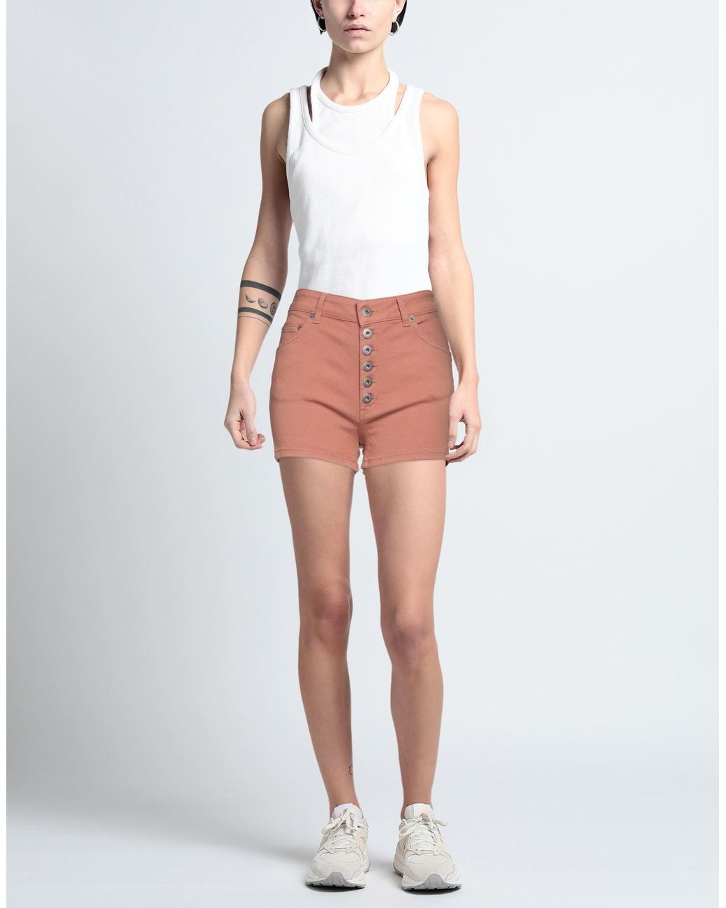 Dondup Pink Denim Shorts