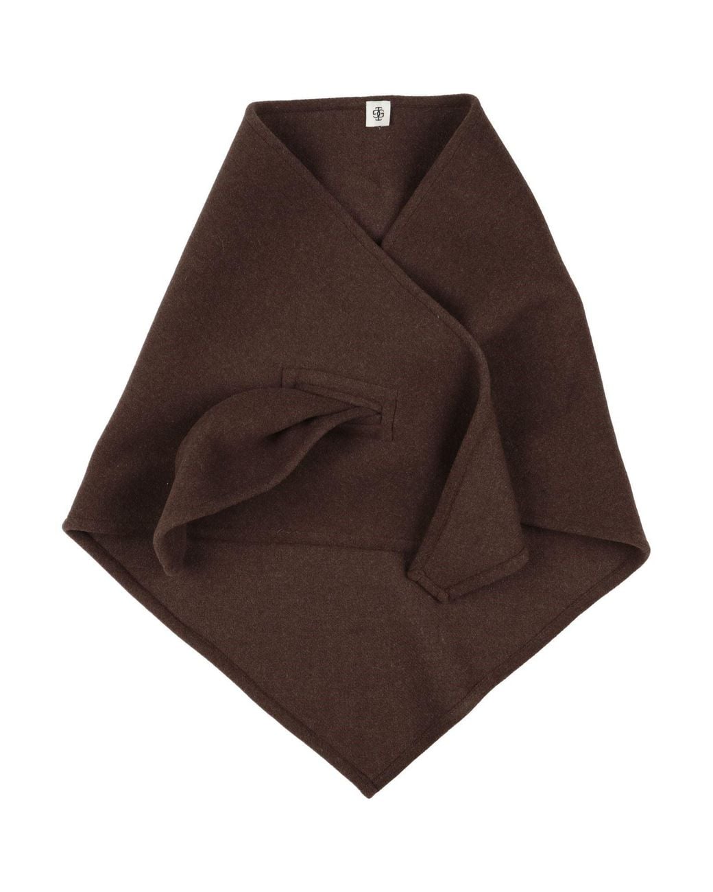 THE GARMENT Brown Scarf Recycled Wool, Polyamide