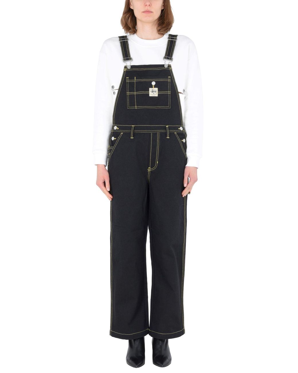 Stussy Overalls in Black | Lyst