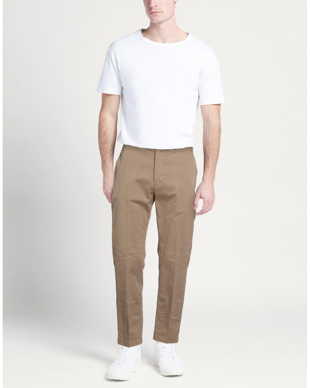 Pantalone di Grifoni in Natural da Uomo
