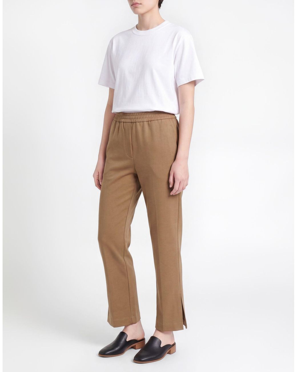 MEIMEIJ Natural Pants Viscose, Polyamide, Elastane, Acetate