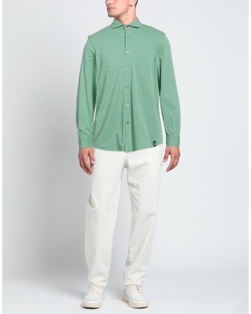 Camisa Drumohr de hombre de color Green