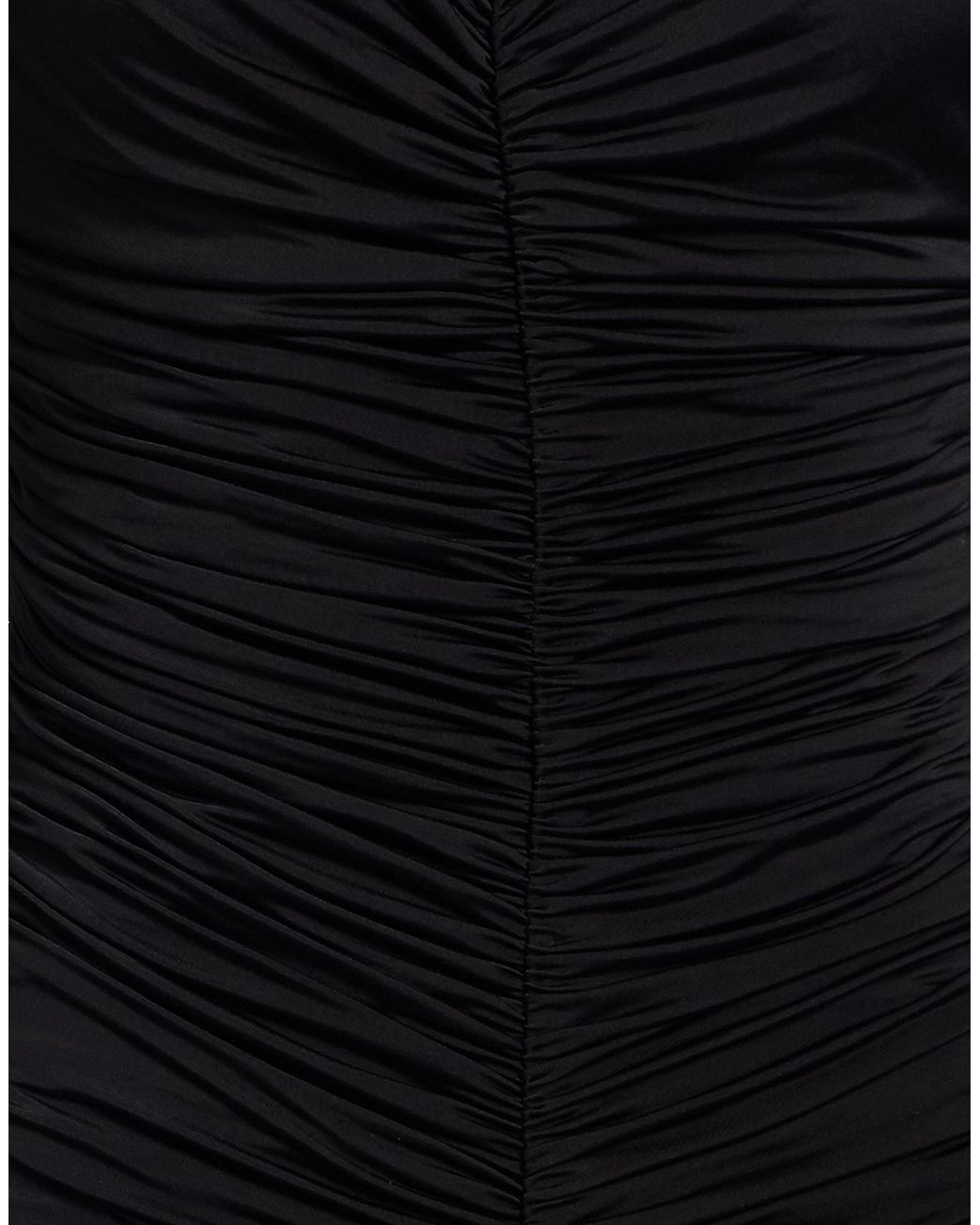 ANDAMANE Black Mini Dress Polyester, Elastane