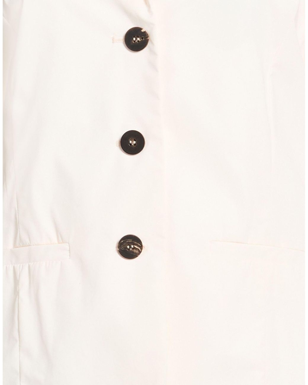 Rrd White Ivory Blazer Polyamide, Elastane