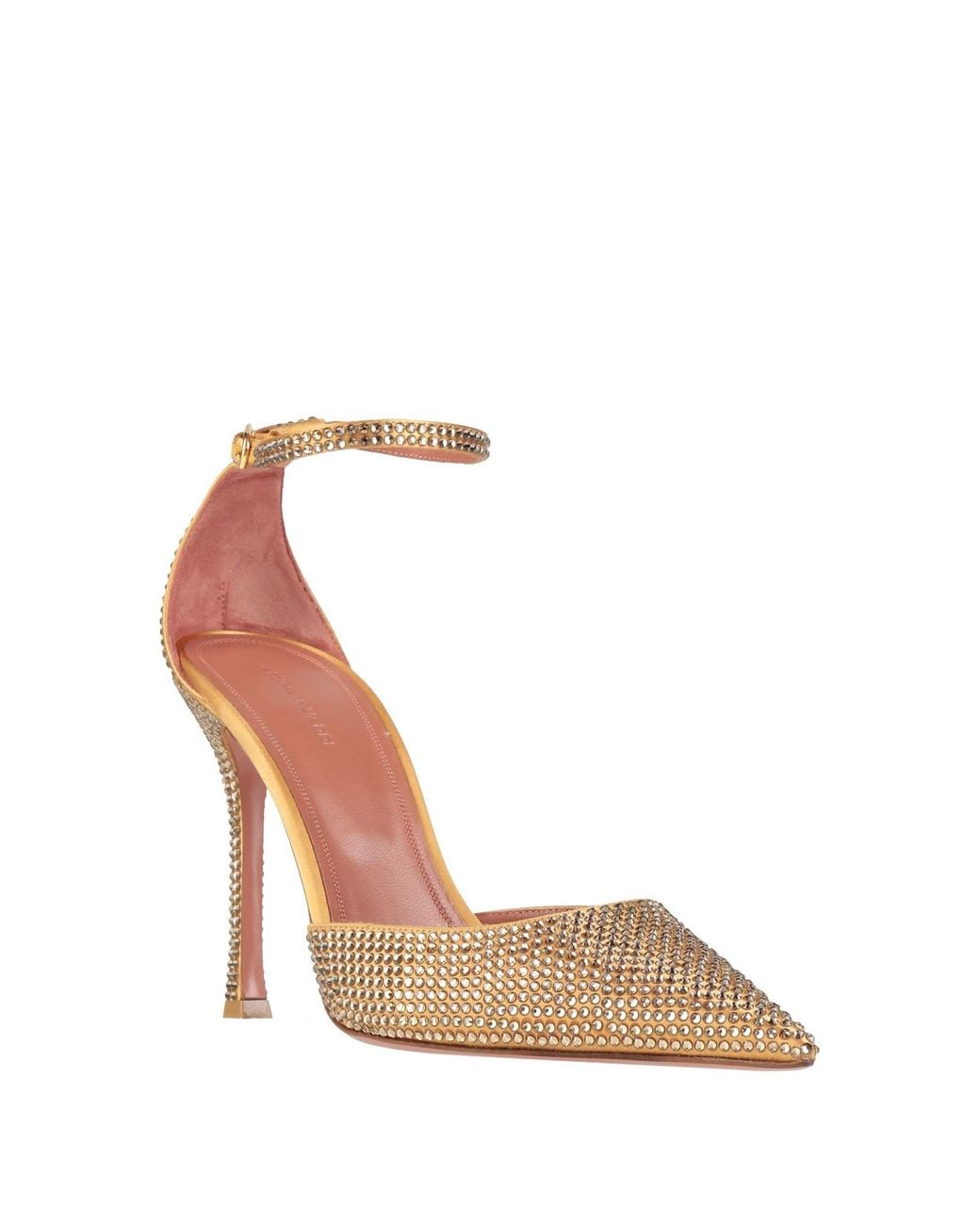 AMINA MUADDI Metallic Pumps Textile Fibers