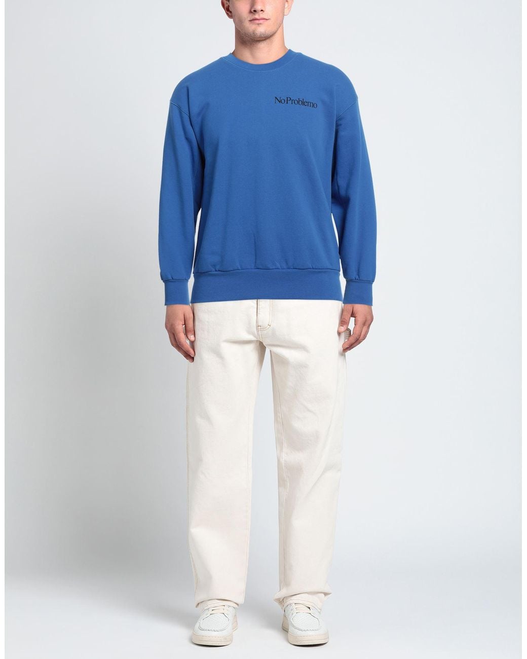 Aries Blue Sweatshirt for men