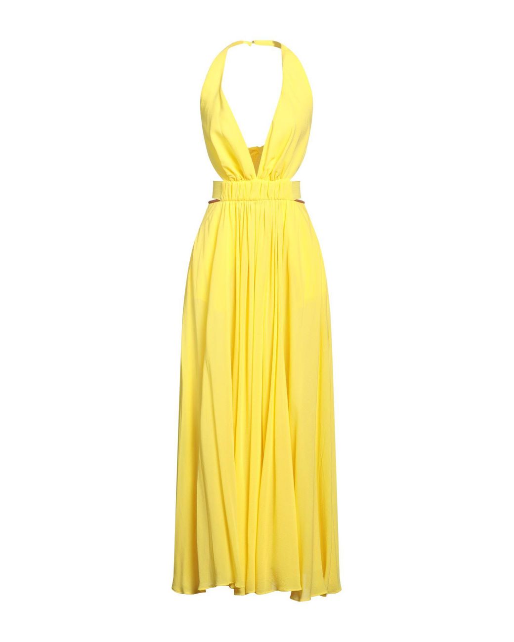 Trussardi Yellow Midi Dress