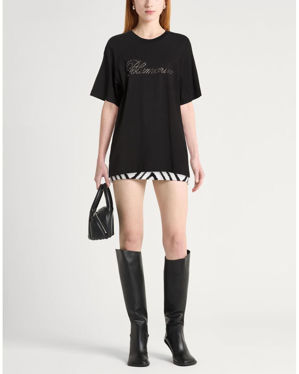 Blumarine Black T-Shirt Cotton